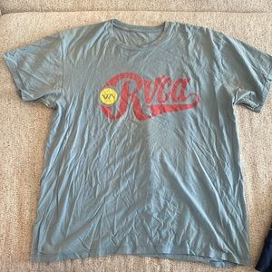 RVCA Mens Large Blue Shirt